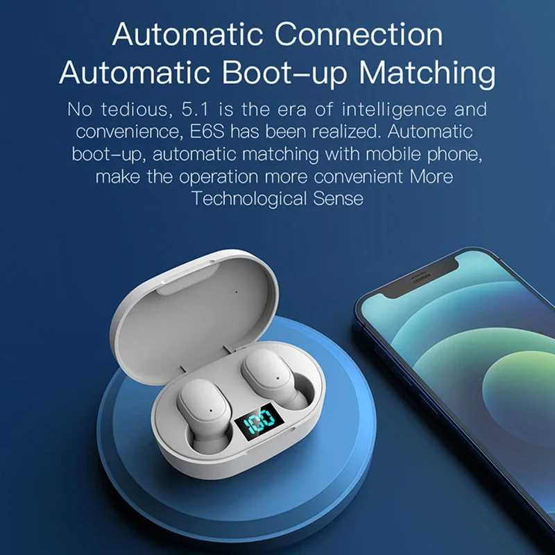 2026Hot-selling TWS E6S Fone B - Bluetooth Headset On Ear review and price