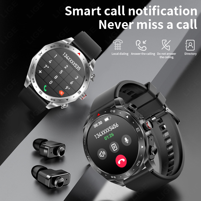 LIGE TWS 2‑in‑1 Smart Watch wi - Wireless Earbuds Tws review and price